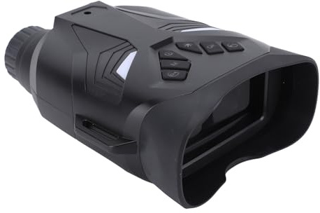 Digitales Fernglas mit 4K QHD 48MP Kamera, 3 -Zoll -Farbbildschirm -Ferngläser Videokamera mit 8X Digitalem Zoom, 4000 -mAh Wiederaufladbares Fernglas mit 1/4 Zoll (Black)