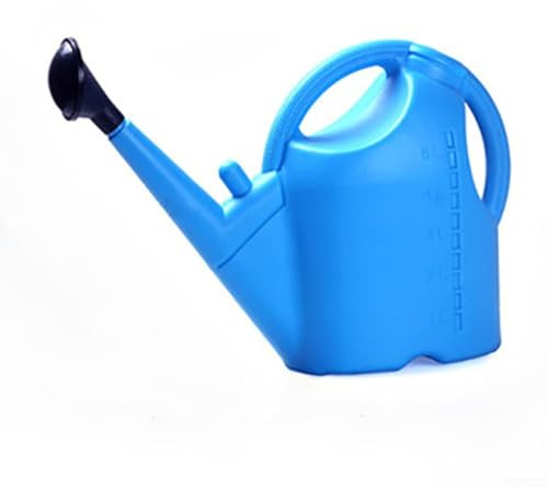 Annaffiatoio da giardino con manico ergonomico, efficiente, 5 l, colore blu