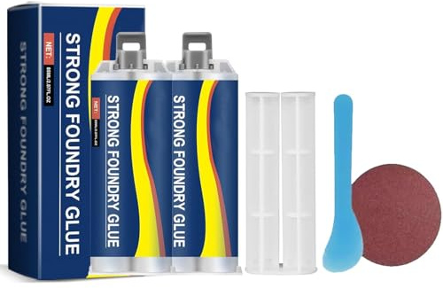 Starker Gießereikleber, Starker Gusskleber für Metallgussschweißen (2Set)