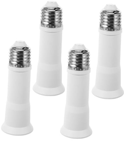 Ciieeo 4pezzi Lampadina Prolunga Per Portalampada Base Per Lampada Convertitore Per Luce Da Incasso Forniture Per Lampade Portalampada Estensione