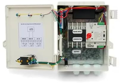 10KW 220v 380v Gasoline Diesel Engine ATS Control Box Generator Dual Power Automatic Transfer Switch Control Panel System(380V Diesel 5 holes)