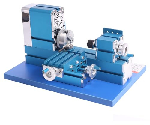Power metal lathes (24, Watts),Hobby use, small size, mini metal lathes, garage workshop tools,timber metal friendly,W103MA