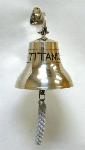 Brass Ship Bell 6- Nautical Bells Titanic by NAUTICALMART