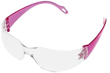 Science skyddsglasögon för barn Barn, bekväma och anti repor och stötar skyddsglasögon, kristallklart ögonskydd, polykarbonatmaterial 2 färger - 1 glasögon per beställning, Fuchsia