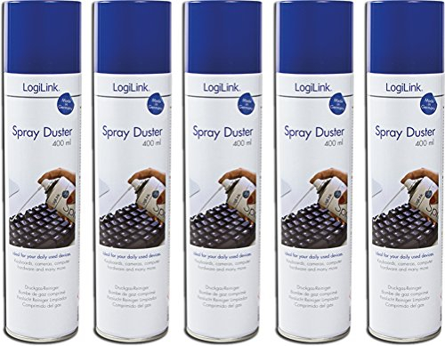 LogiLink Druckluftspray 400ml (5, 400 ml)