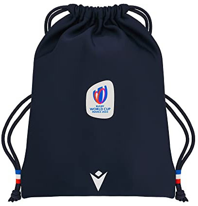 Macron Offizielle Rugby World Cup 2023 Turnbeutel für Erwachsene, blau, One size