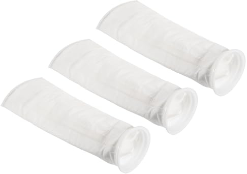 PATIKIL 3-Pack 6 Inch Ring Filter Socks 25 Micron Mesh Bags
