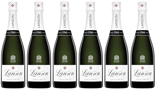 Champagne Lanson Le White Label Champagne AOP Mild (6 x 0.75 l)