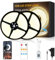 Yeewhale cob Led strip 30m,mit Fernbedienung, APP Steuerung,DC24V 3000k Warmweiß LED band,flexible Dimmbar COB LED Streifen, anwendbar auf Schlafzimmer, Raum,Schrank,DIY Dekoration