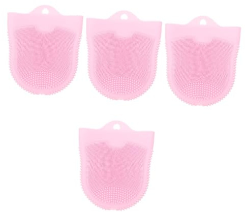 MAGICLULU 4 Stück Reinigende Massage- gesixhtsreinigungsbürste face cleansing brush Reinigungswerkzeuge für den Haushalt Gesichtsschwamm Gesichtspeeling manuelle Gesichtsbürste