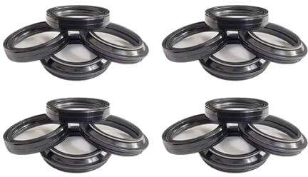 47x58 Front Shock Gabel Dämpfer Welle Öl Dichtung Halterungen Staub Abdeckung for CRF250R Motocross 47mm 04-14 CRF250 CRF 250 R(8pc Seal 8pc Cover)
