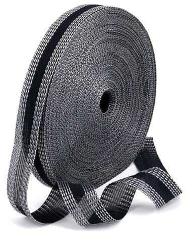 NHPY 10m Saumband zum Aufbügeln, Bügelband, Kleidung AufbüGeln Klebeband Saumband ür Hosen, Kleidung, Stoffe, Gardinen kürzen ohne nähen(schwarz)