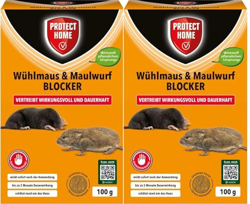 2 X 100g Wühlmaus und Maulwurf Blocker