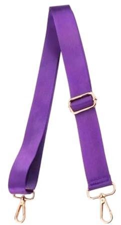 Aoktorkit 1 Pcs Universal Replacement Shoulder Strap, 2.5cm Wide Nylon Adjustable Bag Strap for Laptop Handbag Crossbody, Purple