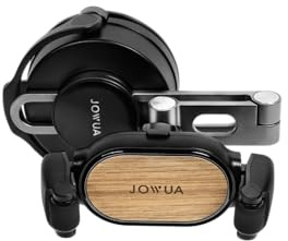 Jowua 6D Tesla kompatible unsichtbare faltbare Autohalterung (Universal-Rollenhalterung) kompatibel mit Tesla Tesla Model 3/Y, Modell S/X Plaid (6D Saugnapf)