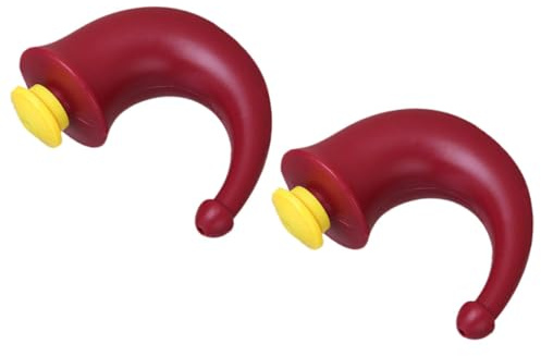 OATIPHO 2 Botellas de Irrigación Nasal de Plástico Rojo Portátiles para Limpieza de Nariz Diseño Compacto y Uso Doméstico
