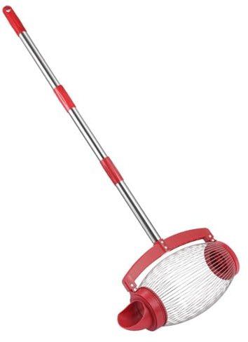 Rostfritt stål plockare 6 L 103,5 cm långt handtag justerbar kulplockare för rullmutterskärare, lättviktig utomhus manuell verktygsuppsamlare, för pecanötter