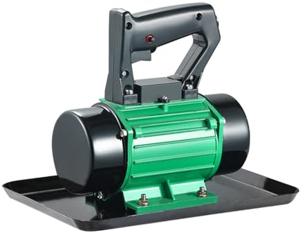 Motore vibratore, Macchina vibrante for calcestruzzo con movimento da tavolo portatile, trifase, lisciatrice for cemento 370 W, motore a basso rumore,Forza di vibrazione regolabile