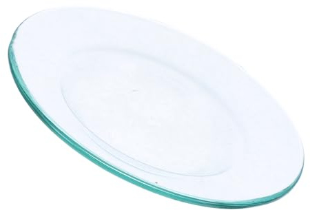GAROZATION Petite Assiette en Verre pour Chauffe-Cire, Support D’Huile Essentielle, Surface Lisse et Sûre, pour Aromathérapie et Lampe à Huile