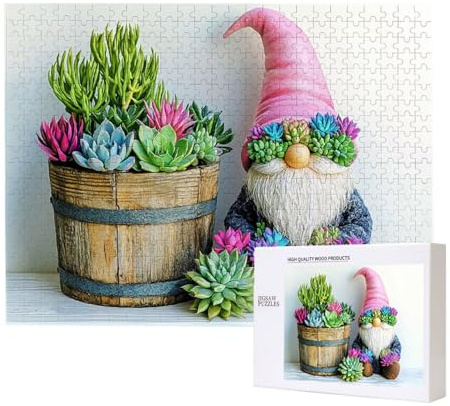 Puzzles 2000 Pieces for Adults jigsaw Puzzles for Adults 2000 Piece Puzzle Challenging & Brainteasing Educationa Game for The Whole Gifts for Men, jigsaw Puzzle Theme: (Dwarf Flower Pot) h-1029