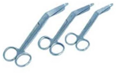 1 x Behrend Ciseaux à pansement Lister Ciseaux, Ciseaux, Ciseaux, Ciseaux d'Infirmière de sauvetage, pavés, Lister 14–18 Cm