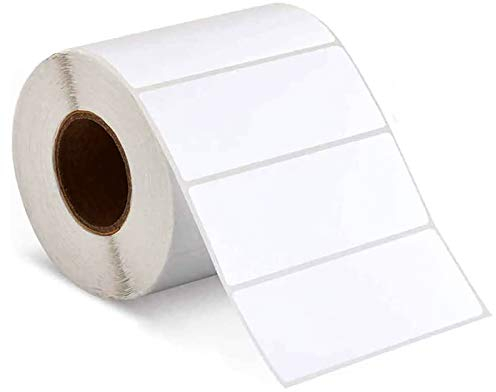 1000 Self Adhesive Address Labels 90mm x 40mm Jam Jar Labels White Sticky Label for Home and Office
