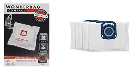 Rowenta WB305120 Set 5 Sacchi Wonderbag Compact Universali per Aspirapolvere & ZR2005 Accessorio Aspirapolvere Hygiene + Optimal