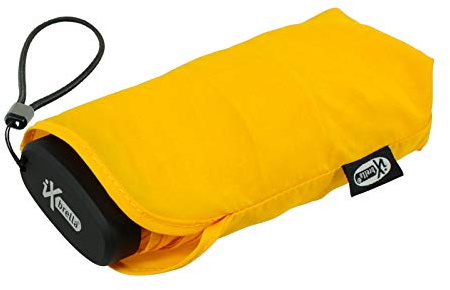 iX-brella Ultra Small 15cm kleiner Taschenschirm im Handy Format - gold fusion yellow