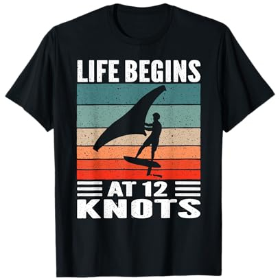 Wing foiling surfing wing foil surf surfer sports nautiques T-Shirt