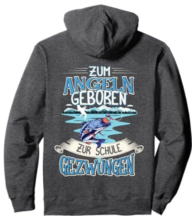 Beliebte Angler Geschenke Für Fischer Jungs Lustig - Angler-Hoodie Schwarz - Jungenkleidung - Jungen - S - 36 EU - Klassisch - Herbst, Winter - Angeln - Casual - Hoodie