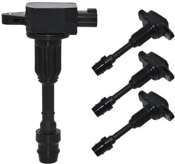 DZSQWETYU Zündspule 1/4PCS Zündspule 22448-AX001 3pins Für Nissan Für Note E11 Für März Für Micra K12 2003-2010 1,0 1,2 1,4 22448 AX001 22448AX001 Zündmodul(22448-AX001 4pcs)