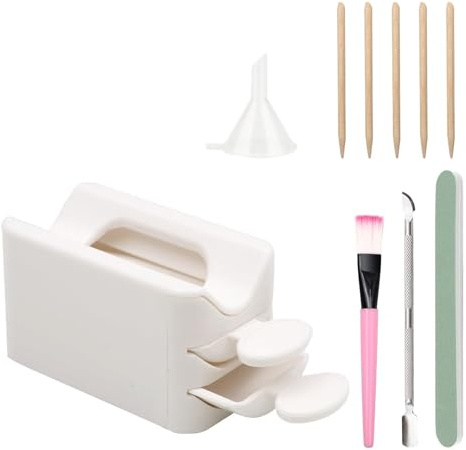 Scettar Dip Powder Tray System - Portable Dip Powder Nail Kit for DIY French Manicure at Home