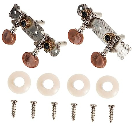 Abaodam Geschlossene Stimmwirbel Für Ukulele Professionelles Ersatzteil Mechanik Aus Hochwertigem Material Langlebig Und Einfach Zu Montieren Ukulelen-zubehör Für Schnelles Stimmen