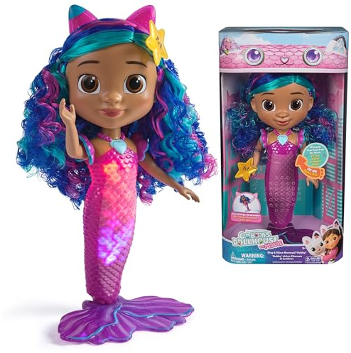 Gabby's Dollhouse: The Movie Sing & Shine Mermaid Gabby