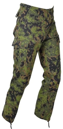 MFH Kampfhose, 6 Taschen, verstellbare Taille, strapazierfähige BDU-Hose, M05, Camo, camouflage, XL