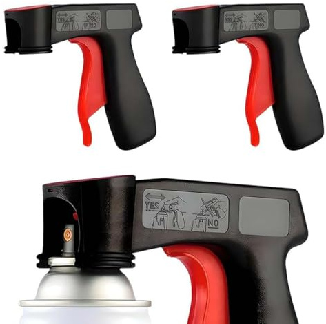DWFEYOI Support de poignée,Lot de 2 accessoires pour machine à peinture - Poignée pour pistolet à peinture - Porte-bouteille - Porte-bombe- Porte-pistolets à peinture et accessoires