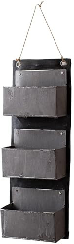 3 Tier Iron Hanging Planters Wall Shelf for Balcony Garden Home Garden Tools nizer and Wall Mounted Storage Rack with Hanging Baskets