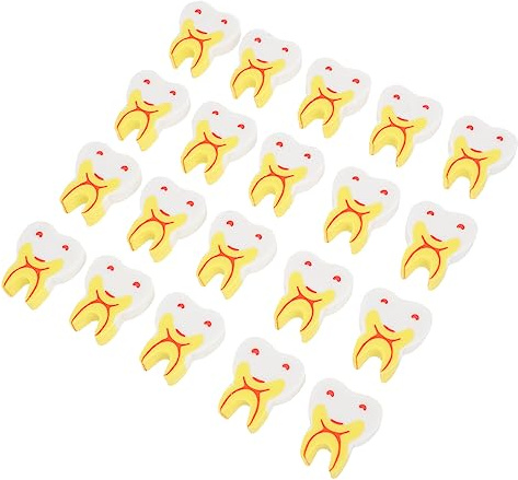 Gomme a Forma di Dente Tpr 50 Pezzi per Ragazzo Ragazza | Creatività e Collezioni, Cancelleria Simpatica, Regalo per Dentisti Giovani, Uso Scolastico