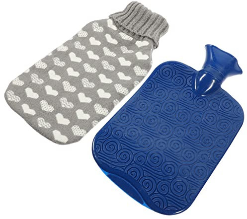 NIYANGLE Hot Water Bottle Hand Warmer Reusable Hot Water Bag Compact Comfortable Winter Supply Belly Warmer