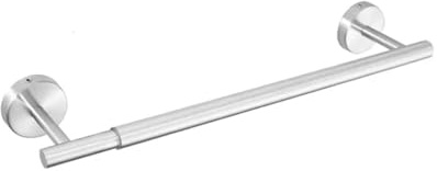 IRGVJIFR Portasciugamani Portasciugamani in Acciaio Inox Estensibile, Barra portasciugamani for Cucina e Bagno, Regolabile, Forato, Montaggio a Parete(Silver-B)
