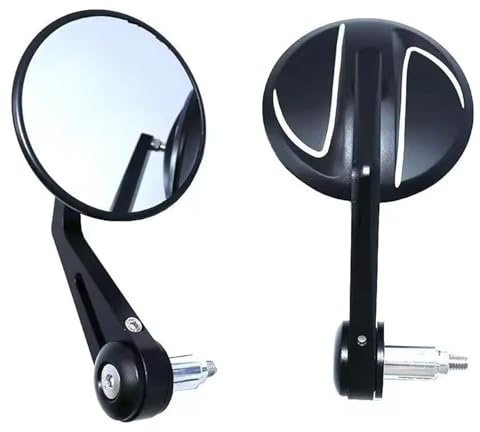 Specchietti retrovisori estremità manubrio per Royal per Enfield SV650X Interceptor 650 Specchietti retrovisori laterali rotondi stile Retrovisore