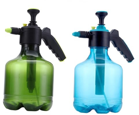 LOORGVEL Annaffiatoio da Giardino in Plastica 3L Pompa a Pressione Flacone Spray per Annaffiare Piante e Fiori Spruzzino Pneumatico Verde per Irrigazione e Pulizia Riutilizzabile