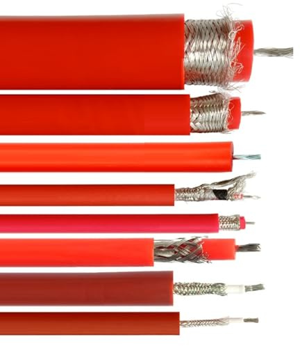Cavo Di Prova In Silicone Alta Tensione 5–100kV Cavo Schermato Con Conduttore In Rame Stagnato 10/12/14/16AWG Isolamento Silicone Flessibile −60°C A 200°C, Per Laboratorio E Uso Industriale(16A-5kw)