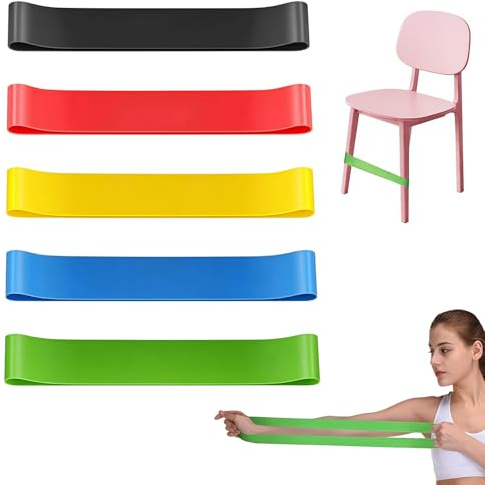 Lot de 5 bandes élastiques pour chaise enfant en TPE, bandes sensorielles extensibles pour pieds sous chaise, bande de concentration scolaire, accessoires d’activité et d’exercice pour classe, éc