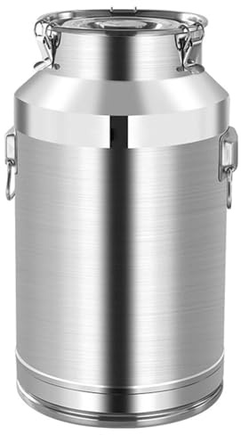 lechera acero inoxidable 5 litros con Tapa/asa,para Transportar o Almacenar Leche,capacity-5Liters