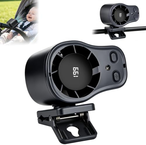 Ventilador de aire acondicionado con clip para coche, ventiladores recargables para coche que soplan aire frío