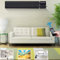 ElectricSun 1400W et 2800W noir radiateur rayonnant infrarouge avec thermostat 180x15cm, avec contrôle WiFi Smart Life App