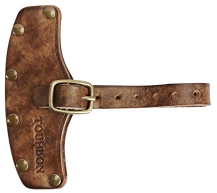 Tourbn TOURBON Classical Thick Leather Axe Blade Cover Sheath Leather Head Holster Single Hatchet Protector