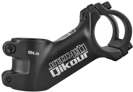 TRIWONDER 31,8 mm Vástago Manillar de Bicicleta 7/17/35/45 Grados Elevador Bicicleta de Montaña Bicicleta de Carretera BMX MTB Ciclismo (31,8 x 80 mm, 35°)