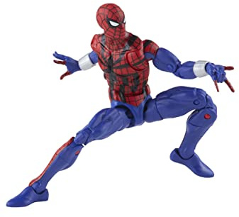 Marvel Legends Series Spider-Man 15 cm große Spider-Man: Ben Reilly Action-Figur, enthält 5 Accessories: 4 austauschbare Hände, 1 Web-Effekt